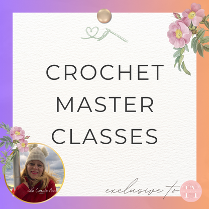 CROCHET SHAWLS MASTERCLASS (Pre-Order, Coming Soon)