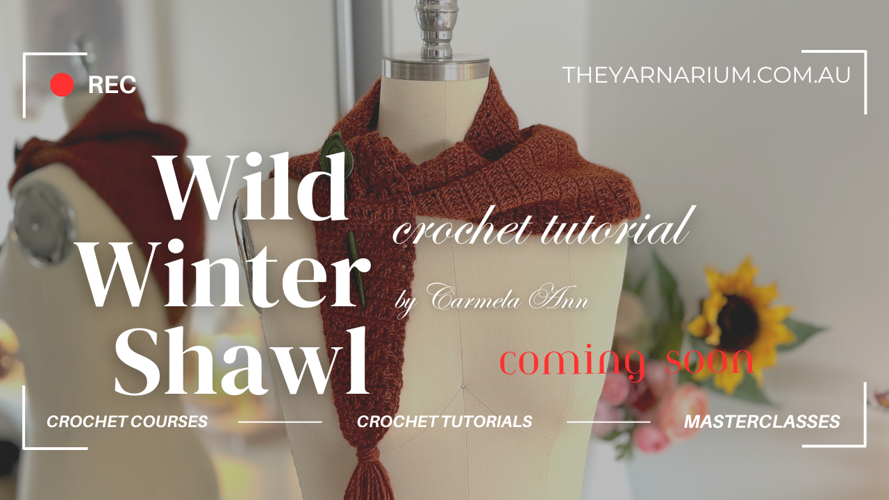 Load video: wild winter shawl crochet tutorial