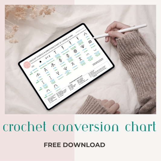 Crochet Conversion Chart Free